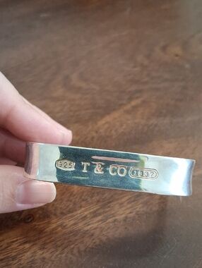 Tiffany Silver  Square Cuff Bracelet 2001